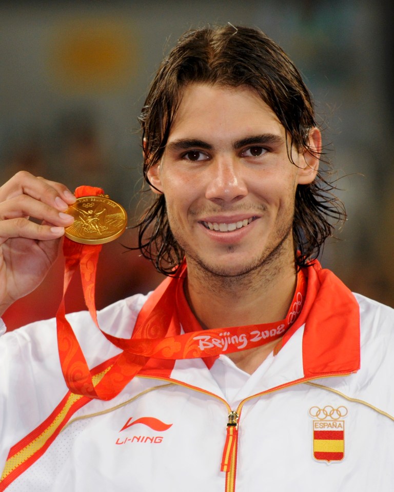 Nadal won Olympic gold for Spain at the 2008 Games in Beijing