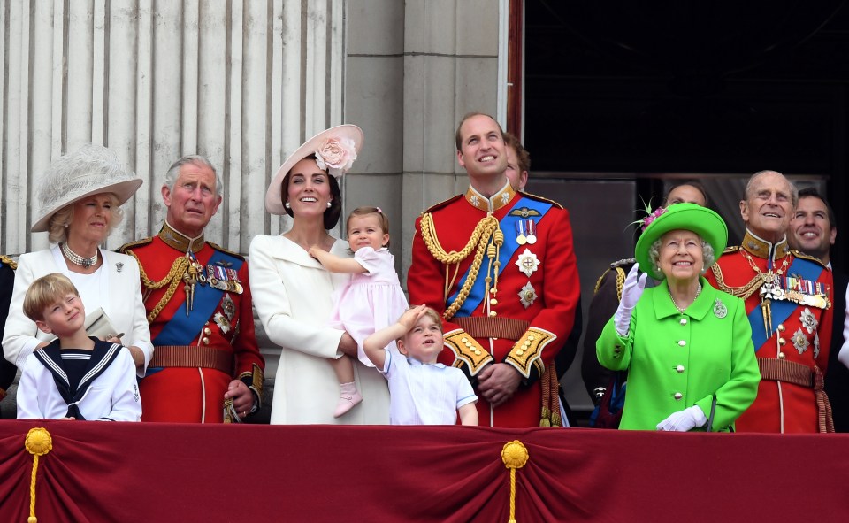 A slimmed-down version could see just Charles, Camilla, William, Kate, Princes George and Louis and Princess Charlotte as senior royals