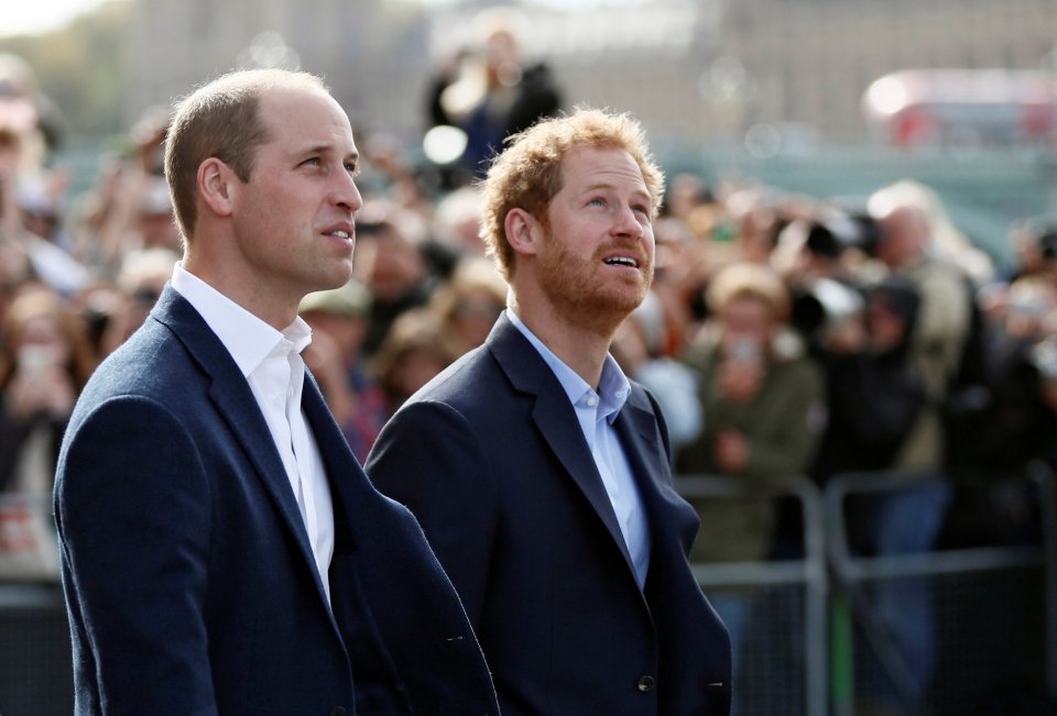 Prince Harry and William hoped to welcome more than 100 guests to the ceremony