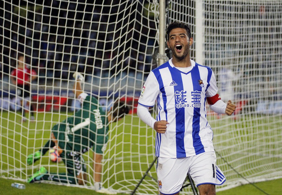 Carlos Vela enjoyed a hugely successful career at Real Sociedad