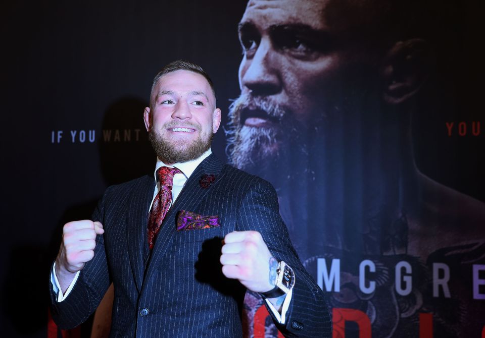 Conor McGregor didn't get the memo about his matching tie and pocket square