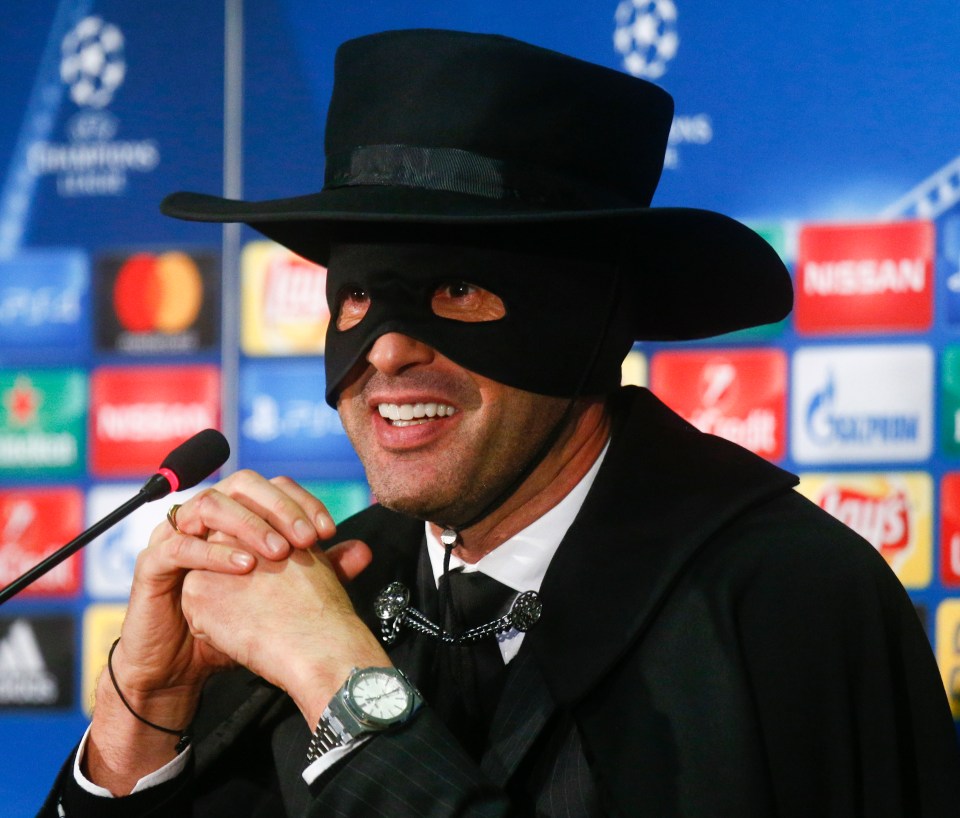 Portuguese manager Fonseca grew up in poverty and was obsessed with Zorro as a kid