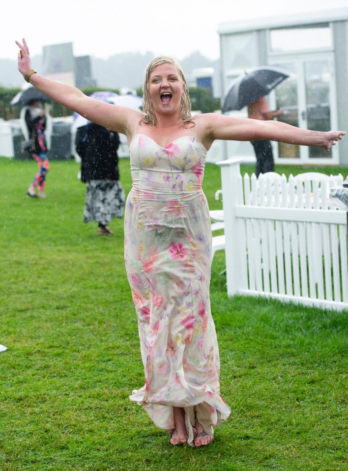 The 12,000 racegoers arriving at the track every day may have to prepare for some adverse weather moving in