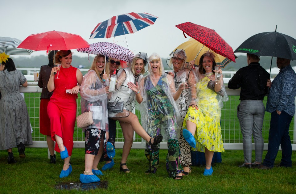 Punters were hit by rain at Royal Ascot in 2019