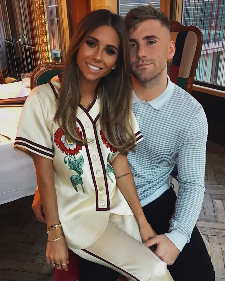 Luke Shaw must keep his distance from partner Anouska Santos during the tournament