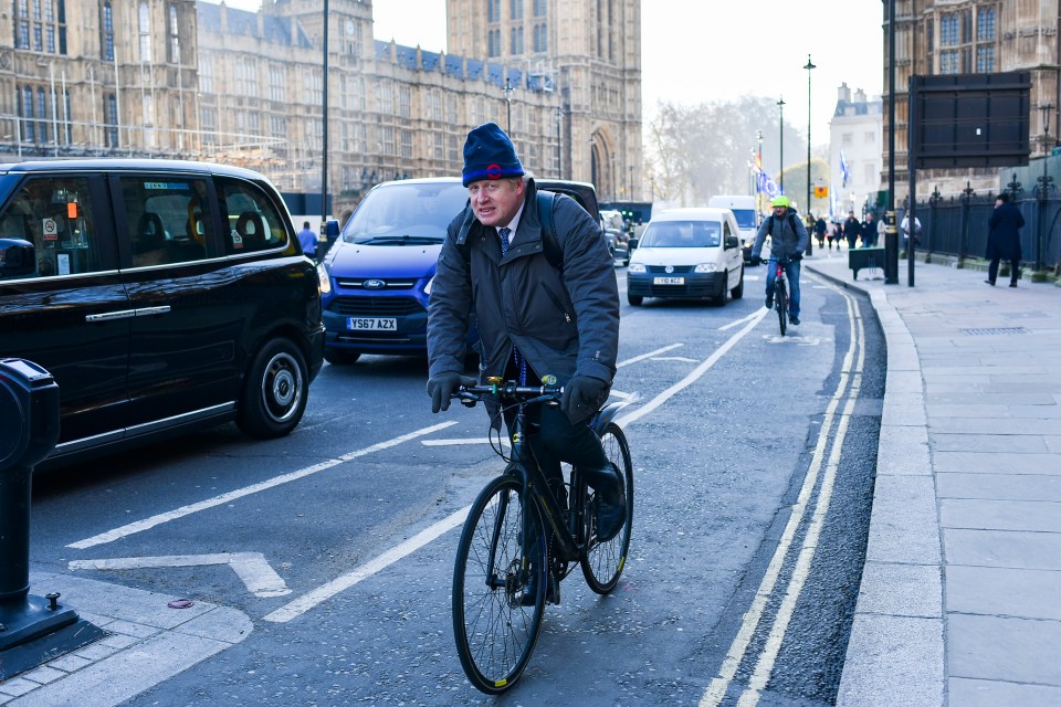 Boris Johnson, a keen cyclist - would not want to impose restrictions on the green method of travel