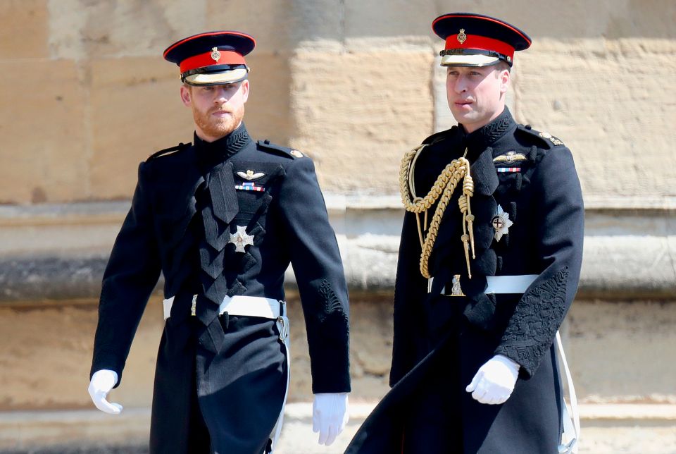 It is claimed that Prince William "threw Harry out" in a blistering row over the bullying claims