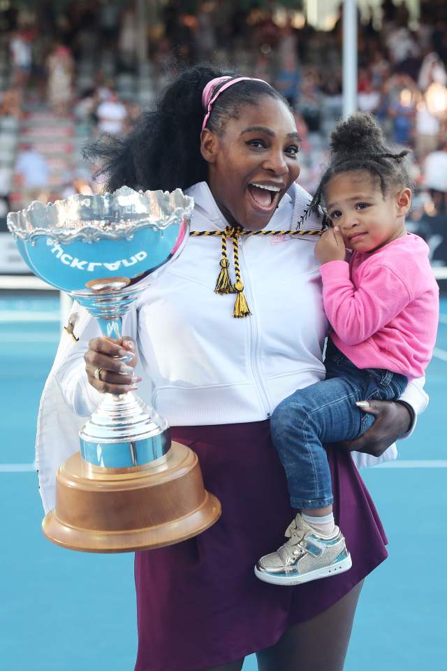 Olympia is the daughter of tennis star Serena Williams