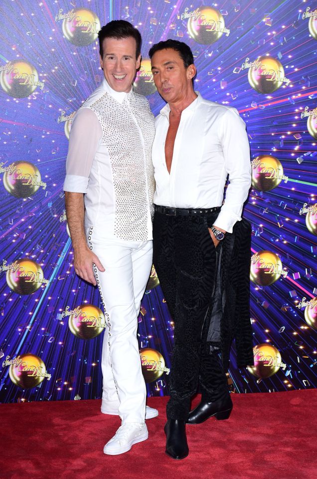 Bruno, pictured with Anton, said: 'Anton is Mr Strictly and if anybody is filling in for me, it has to be him'