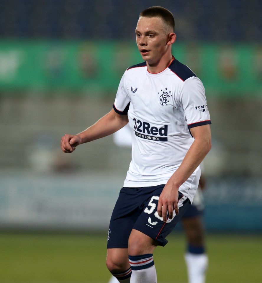 Burnley target Dickson made his Rangers debut in November against Falkirk in the League Cup