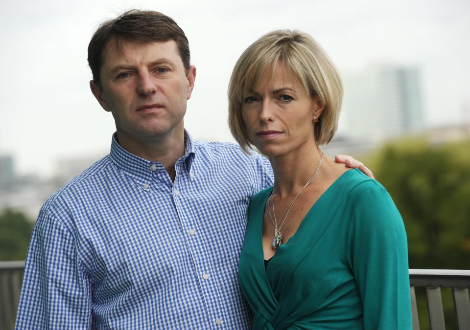 Madeleine's parents, Kate and Gerry McCann