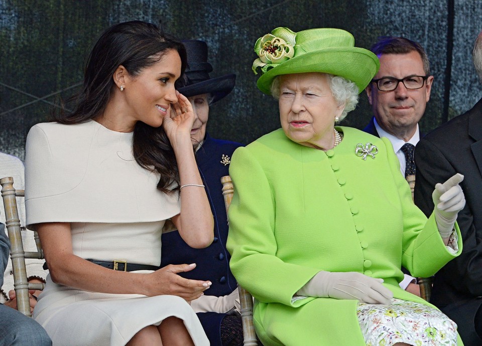 Her Majesty tonight made a touching tribute to the couple and their baby girl