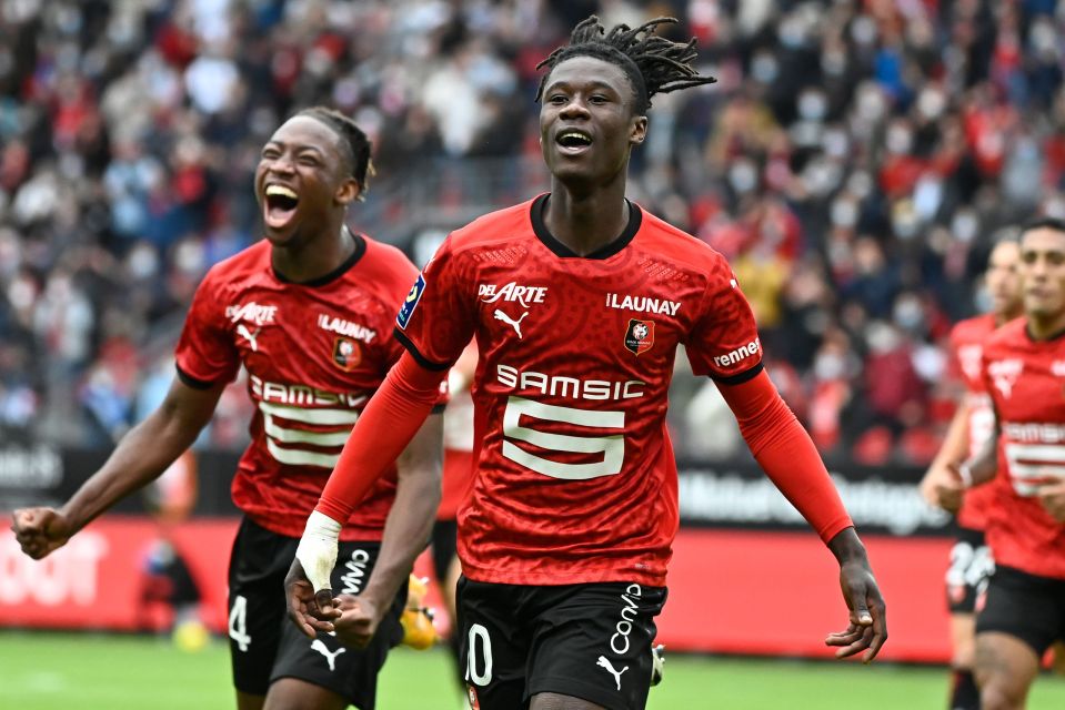 The Gunners are hot on the trail of Rennes Eduardo Camavinga