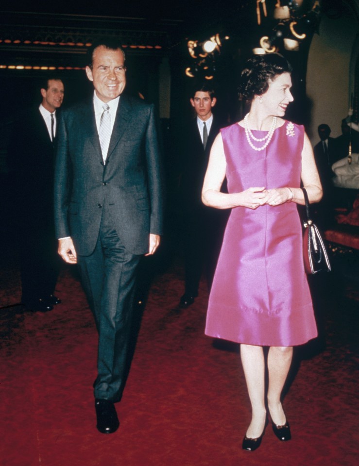 Nixon and Queen in 1969