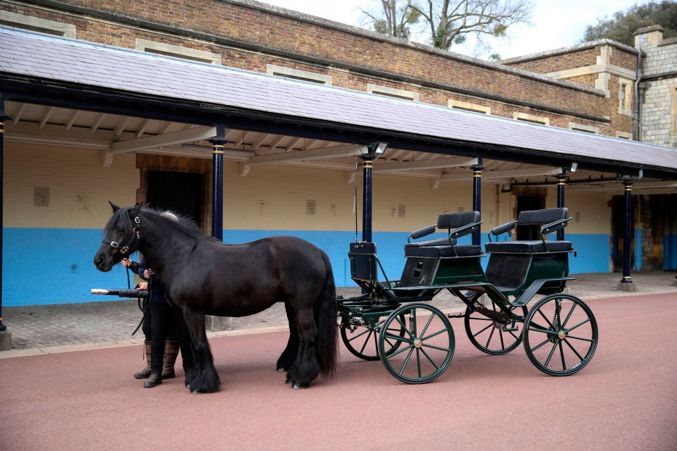 The Duke's beloved ponies were part of his funeral procession