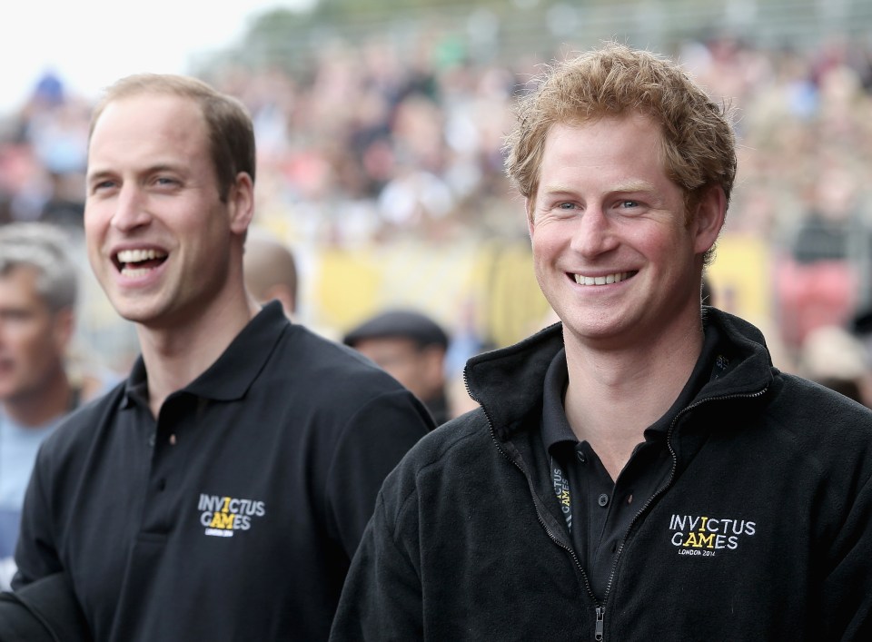 The seeming feud between William and Harry simmers on - and the brothers even rowed at their grandfather's funeral, an author has claimed