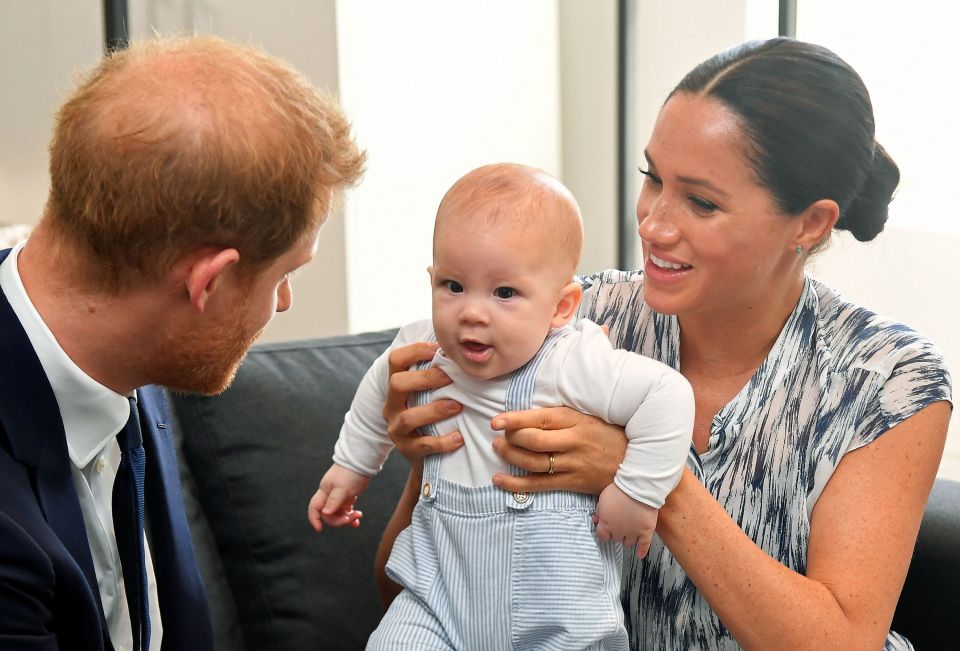 Meghan made a special dedication to Harry and Archie