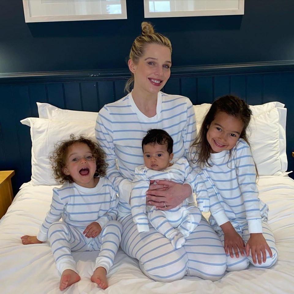 The pair share three adorable children together