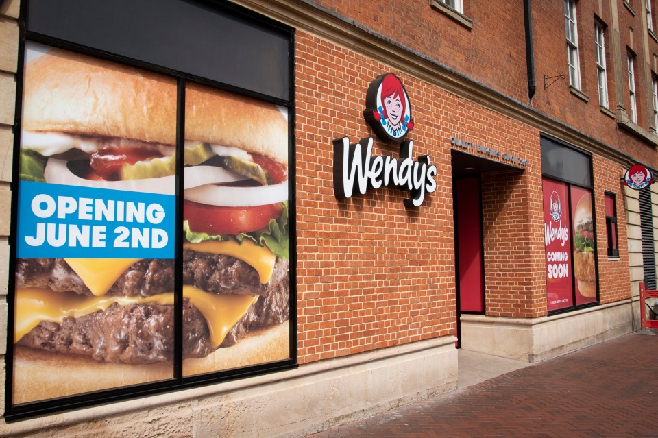 Wendy's is opening its first UK branch in Reading today, June 2