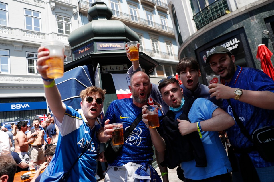 Planeloads of Chelsea supporters have been told to self-isolate after they returned from the Champion's League final match in Porto