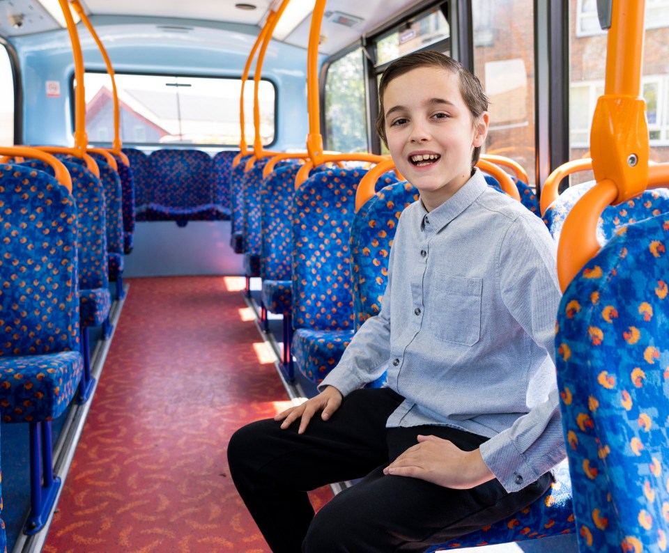 Alfie says: ‘Every bus route is different and you can see all the sights when you travel on them’