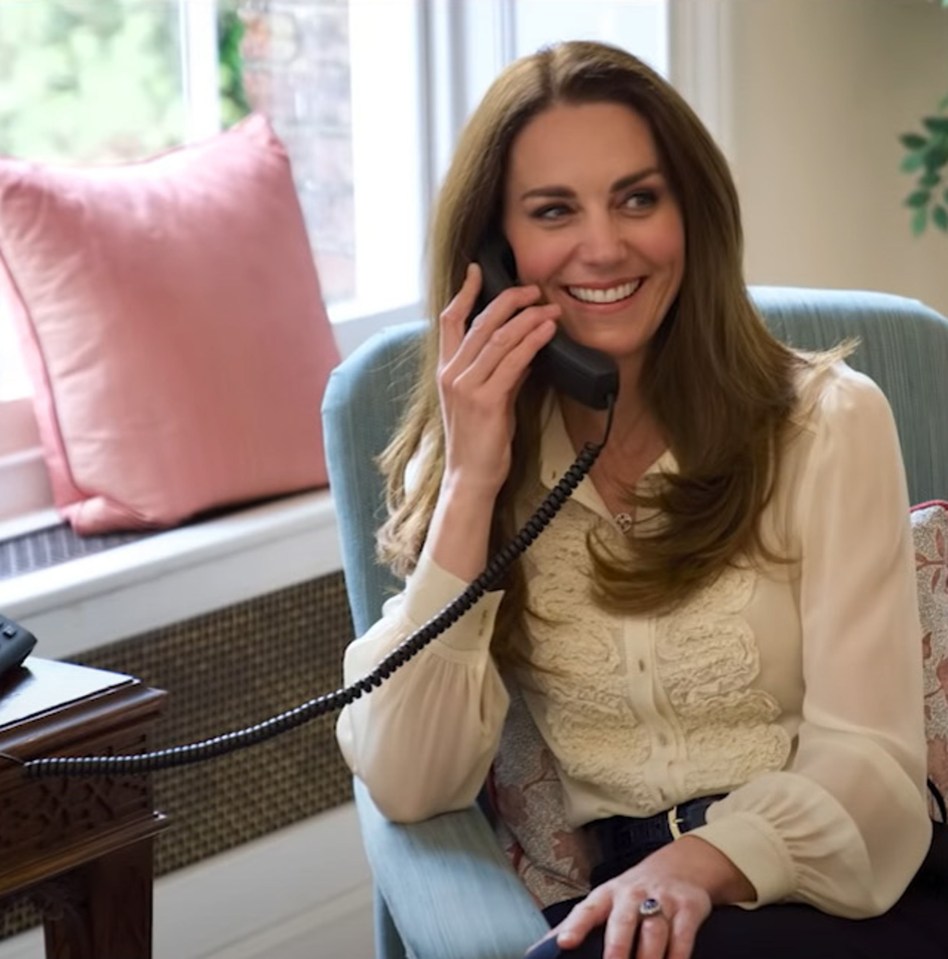 The Duchess spoke on the phone to Sami, a food bank volunteer from London