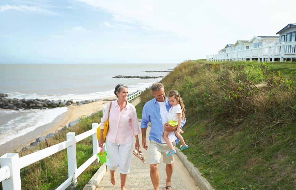 There was easy access for quick walks down to the beach