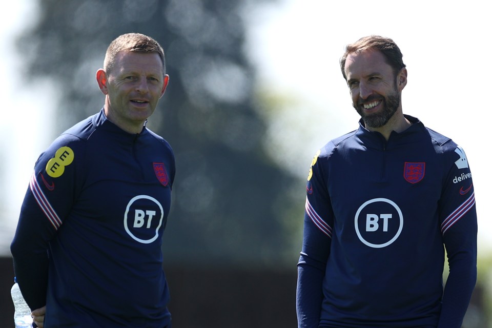 Gareth Southgate, right, has announced his final 26-man squad