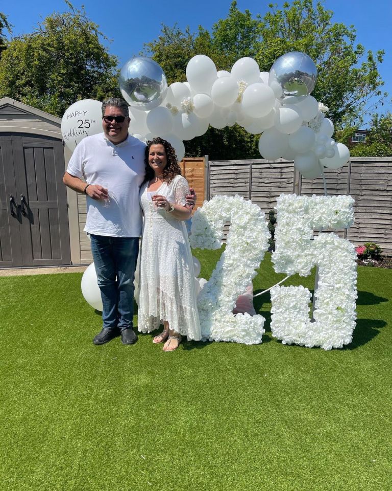 Nikki looked lovely in a white dress