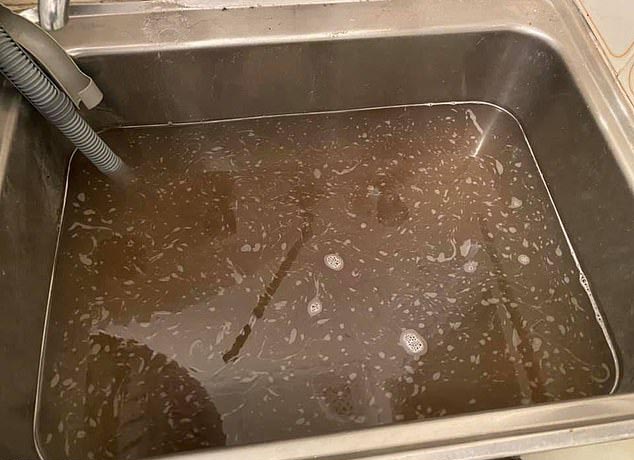 On woman was horrified after discovering the filth which was lurking inside her washing machine