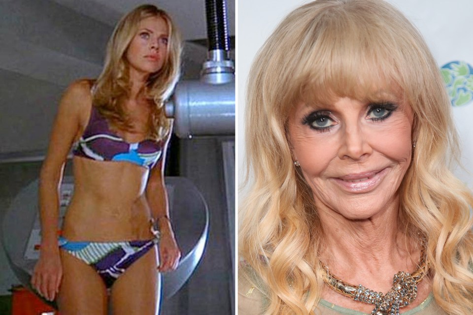 Britt Ekland was Bond's PA and bed companion Mary Goodnight