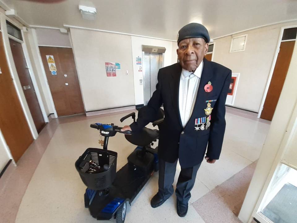 Gilbert Clarke, 95, has new wheels thanks to The Sun