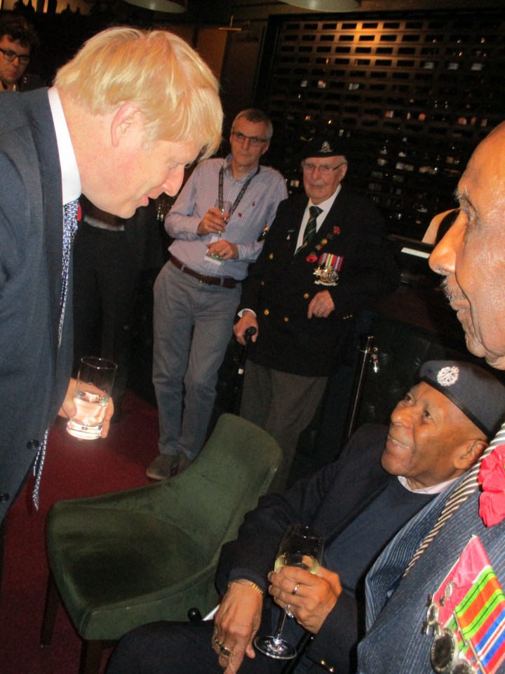 Gilbert Clarke meeting PM Boris Johnson