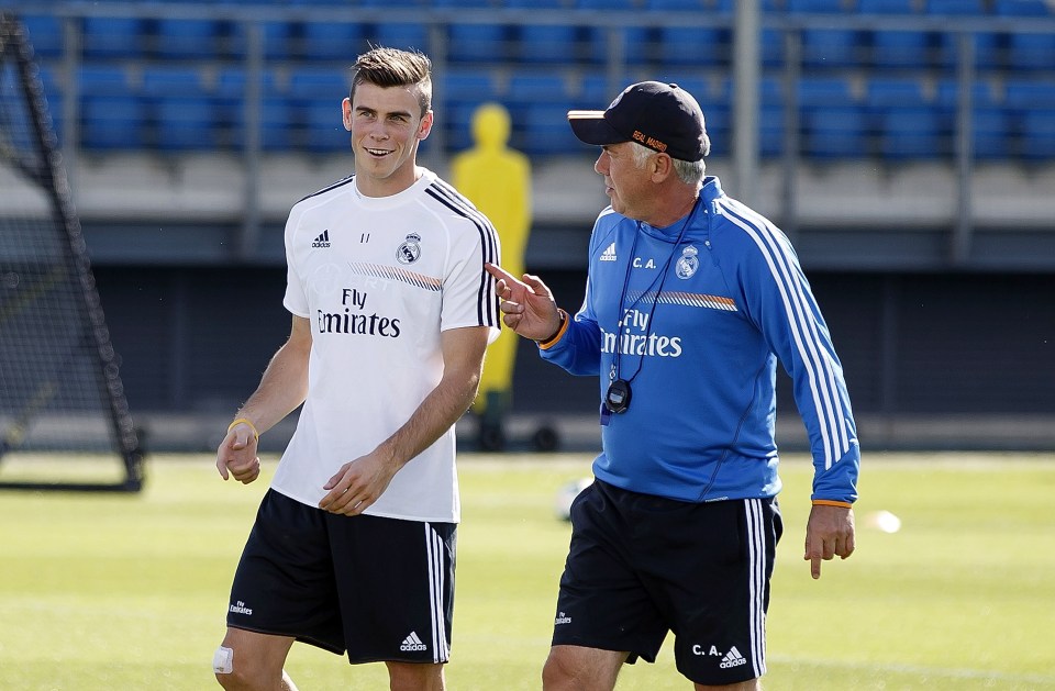 Bale and Ancelotti worked well together during the Italian's previous Madrid stint