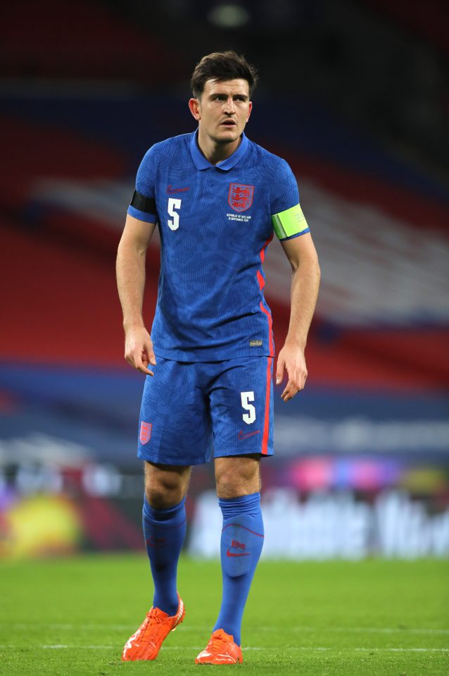 Harry Maguire is in a race to be fit for England's Euro 2020 group stage matches