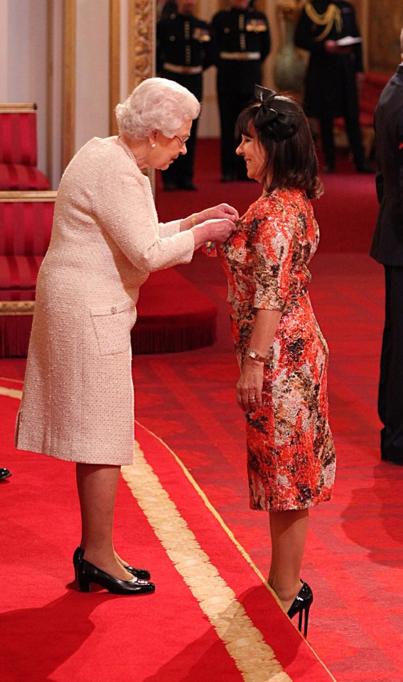 Arlene was given a CBE in 2013