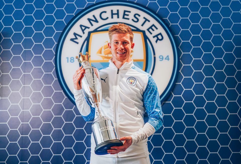 Kevin De Bruyne has been named PFA Player of the Year