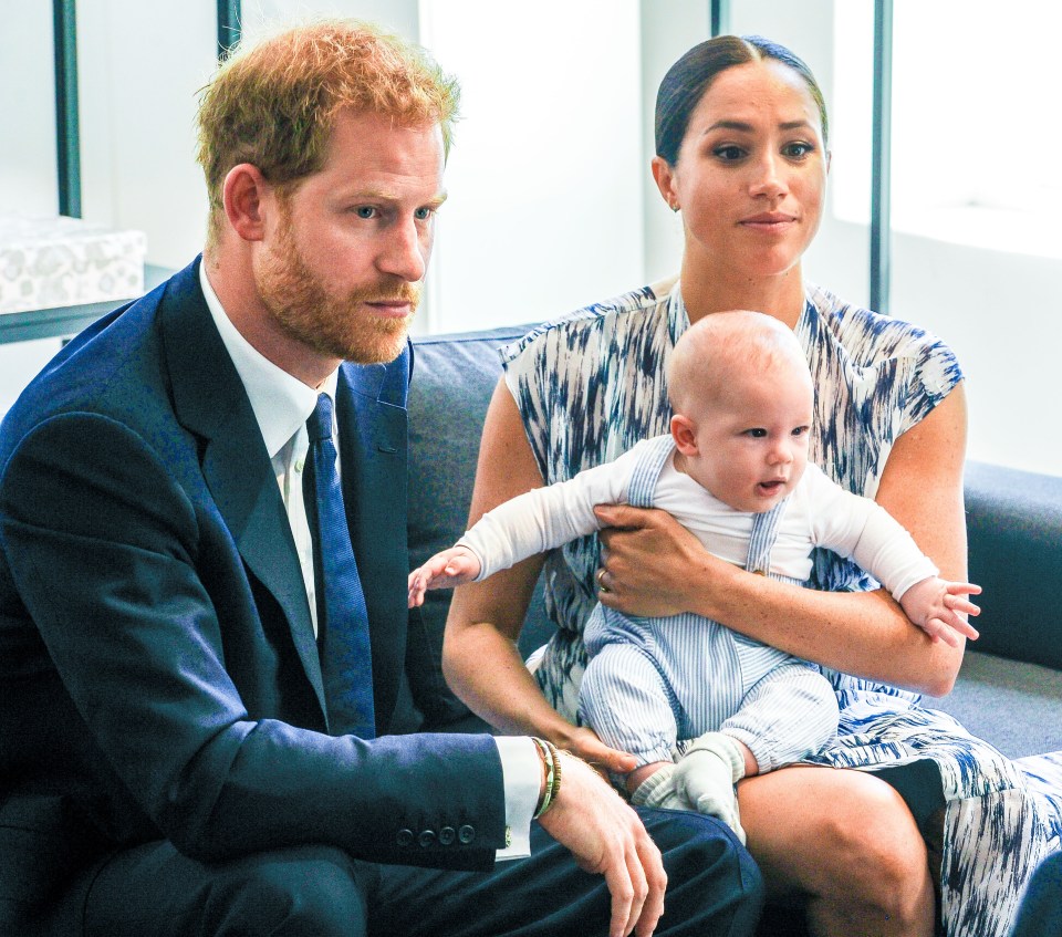 Harry is currently living the US with wife Meghan and their two children, Archie (pictured) and Lilibet