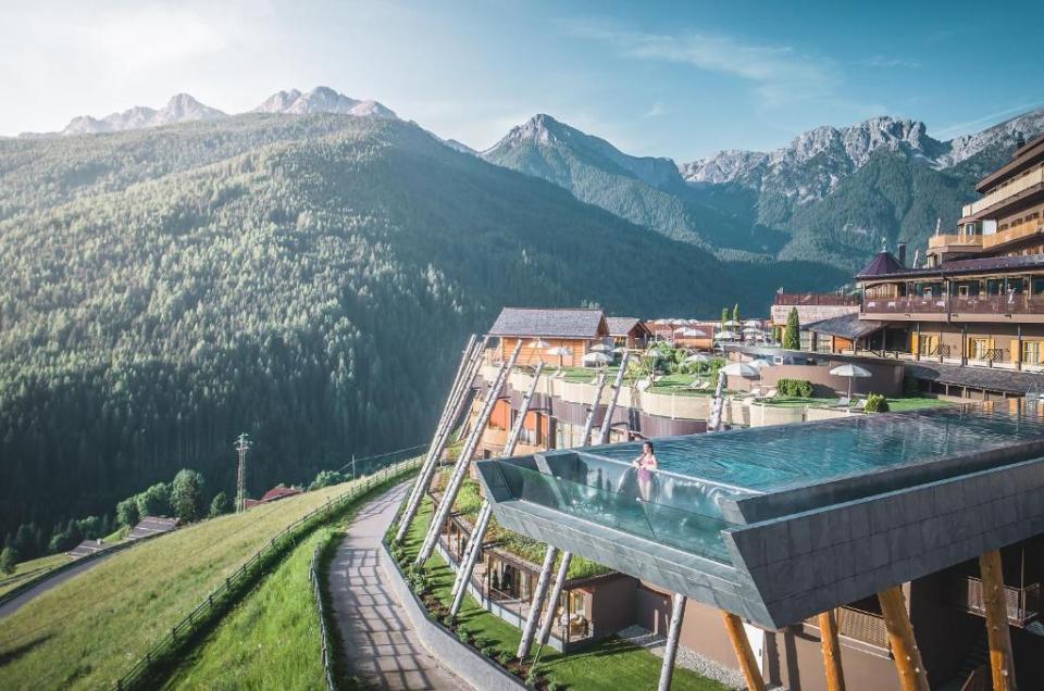 The best view of the Dolomite mountains is from this Italian hotel