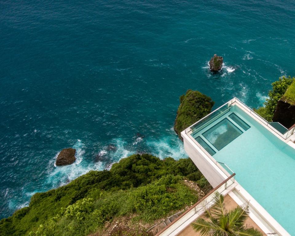 Bali's The Edge has views of the sea and sheer drop