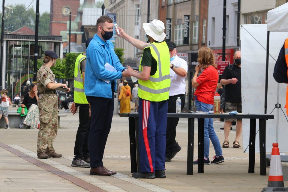 People in areas such as Bolton are still being urged to get a test - whether they have symptoms or not