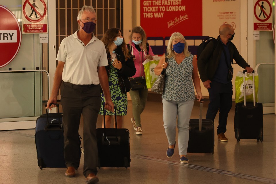 People arriving into Stanstead from Lisbon on the last flight from green-list Portugal