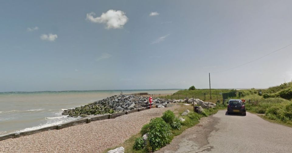 The beach is easy to get to from the nearest town of Kingsdown in Kent