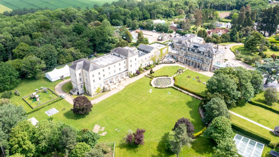 Filming is taking place at Down Hall Hotel, Essex