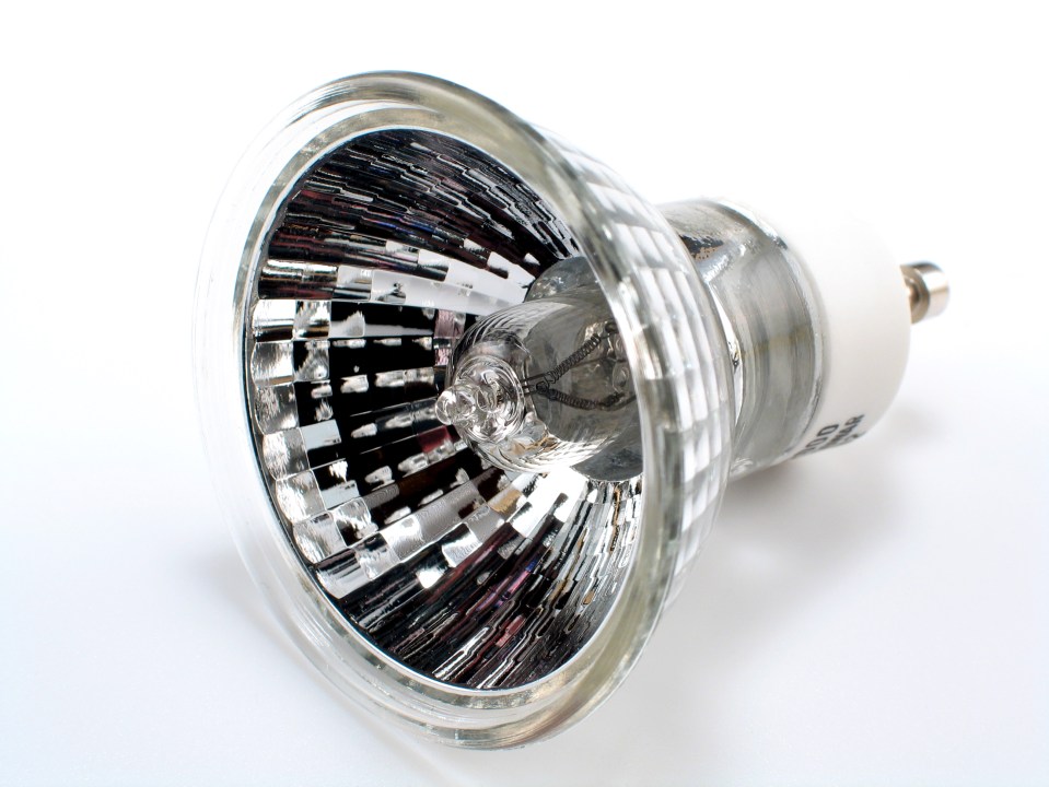 Halogen lamps are often found in under-cabinet lighting or spotlights