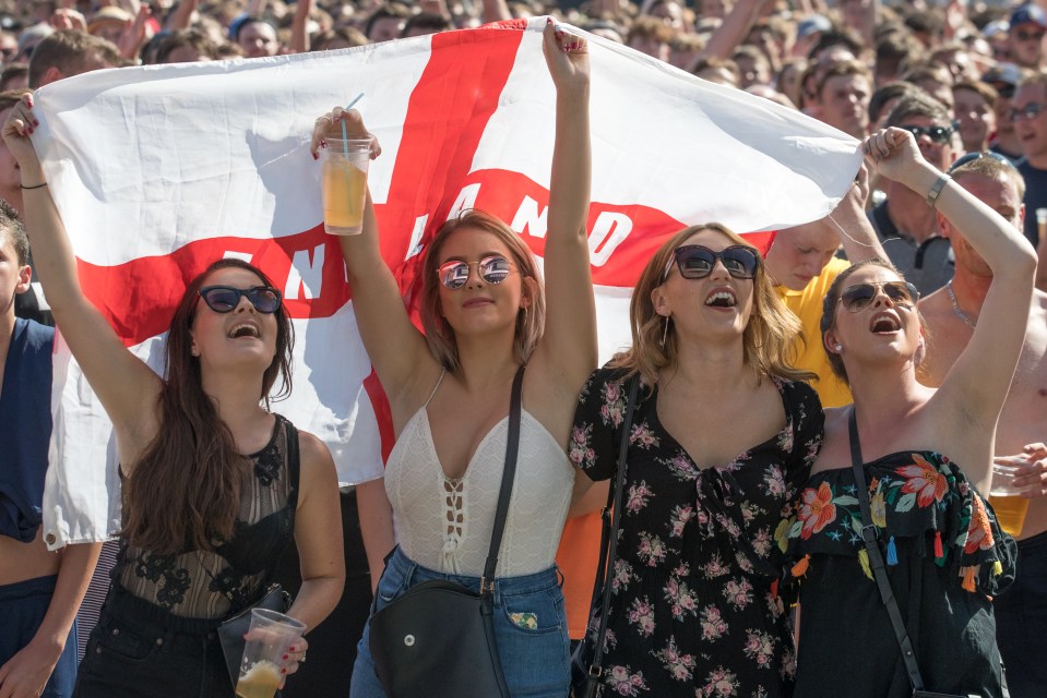 England fans will be getting their singing voices sharpened up