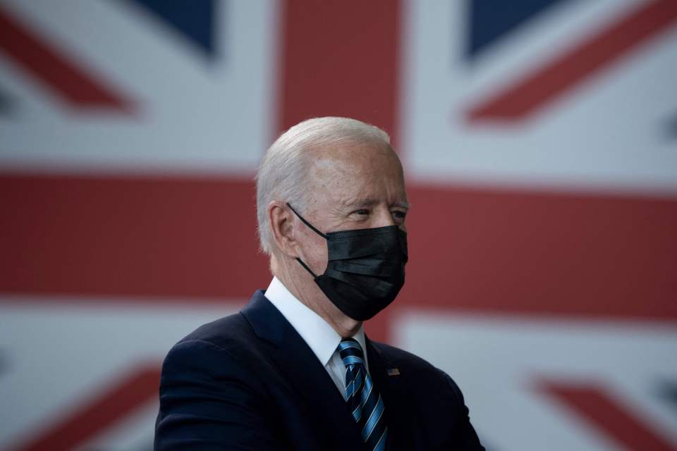 Mr Biden, who will meet the Queen at Windsor after the summit, has said one aim of his trip was to show China and Russia that the Western ­alliance is strong