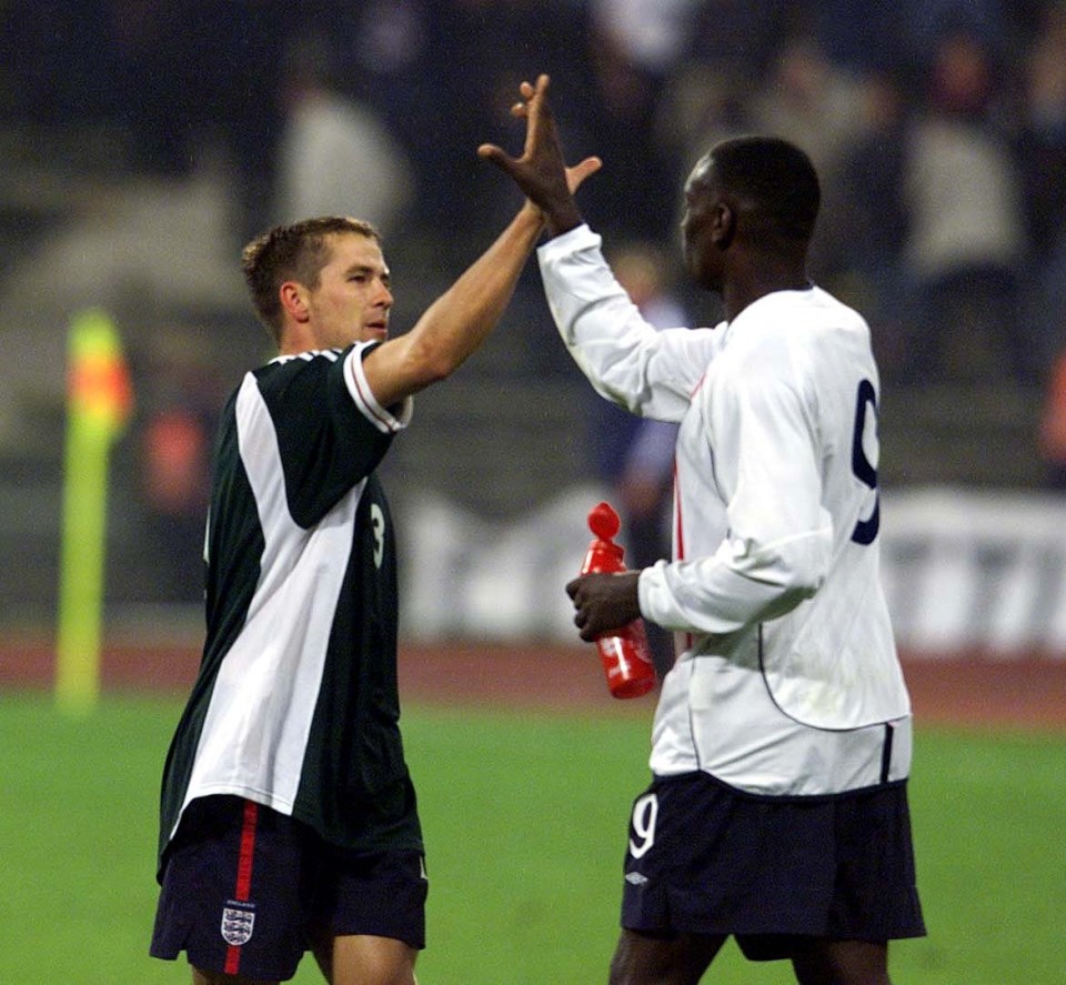 Michael Owen grabbed a hat-trick for the Three Lions