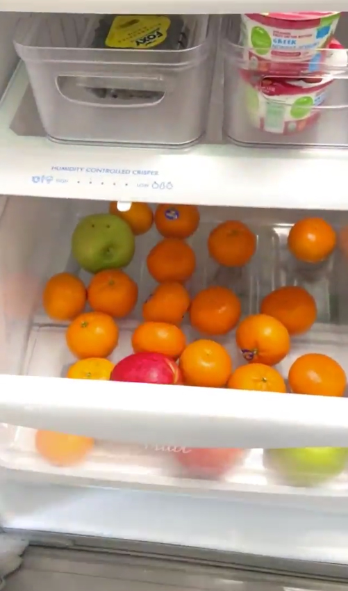 The mum and daughter also have fridge tips