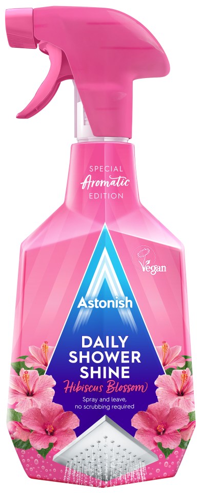 Get the Astonish hibiscus blossom daily shower shine for just £1